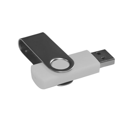 USB flash-карта DOT (16Гб) (белый, серебристый)