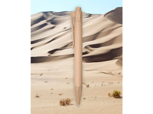 Шариковая ручка Terra из кукурузного пластика, песочный
