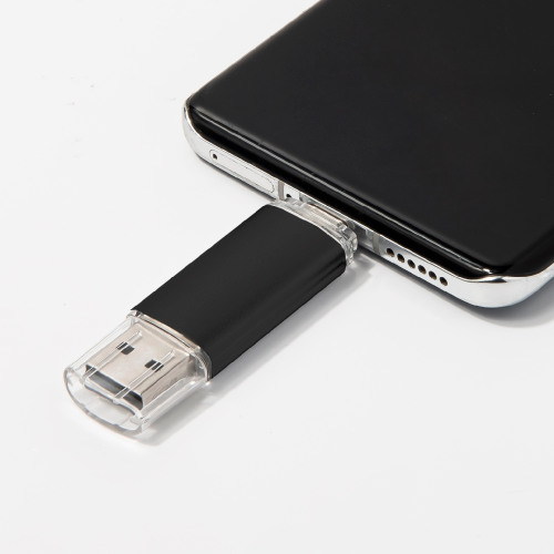 USB flash-карта ASSORTI OTG Type-C (8Гб) (черный)