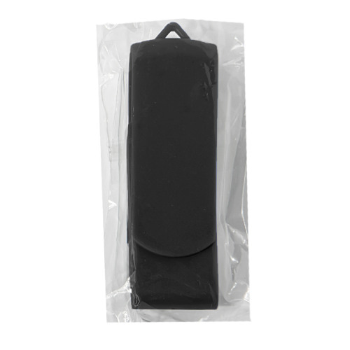 USB flash-карта SWING (8Гб), черный, 6,0х1,8х1,1 см, пластик (черный)
