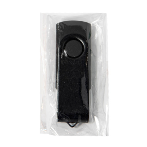 USB flash-карта DOT (8Гб), черный, 5,8х2х1,1см, пластик, металл (черный)