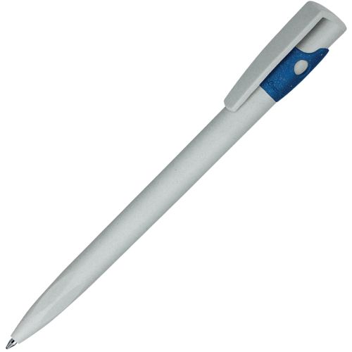 Ручка шариковая из экопластика KIKI ECOLINE (серый, синий)