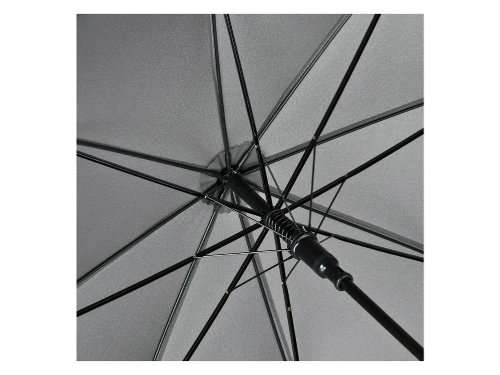 Зонт-трость 2382 Giant с большим куполом, полуавтомат, серый