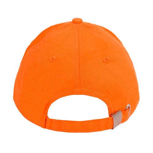 Бейсболка OPTIMA S, 5 клиньев, металлическая застежка (оранжевый)