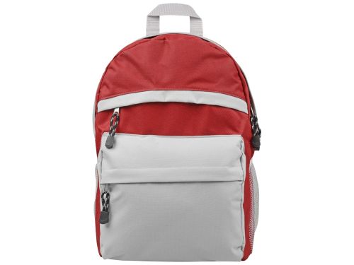 Рюкзак Универсальный (красная спинка, красные лямки), красный/серый