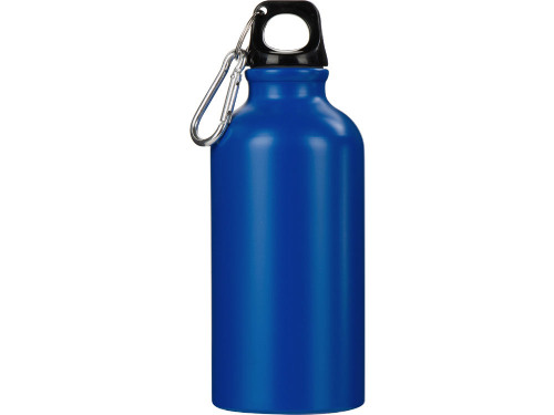 Матовая спортивная бутылка Hip S с карабином и объемом 400 мл, синий (P)