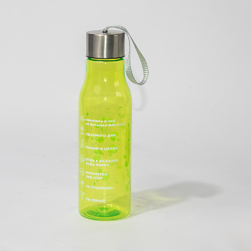 Бутылка для воды BALANCE, 600 мл (зеленое яблоко)