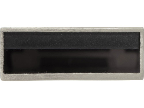 USB-флешка на 8 Гб с мини чипом, компактный дизайн с круглым отверстием., серебро