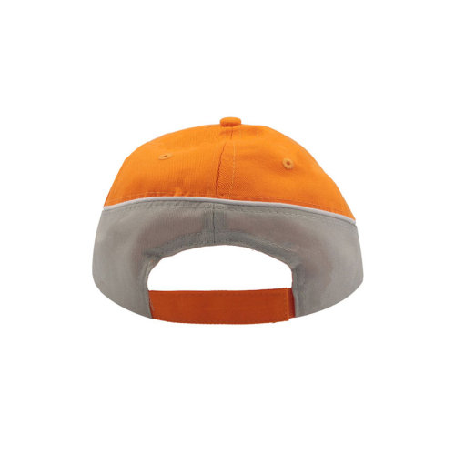 Бейсболка "Racing", 6 клиньев, оранжевый/серый, 94% полиэстер 6% вискоза, 180  г/м2         (оранжевый)