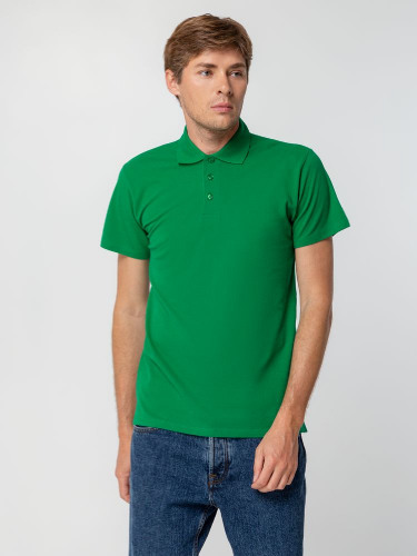 Рубашка поло мужская Spring 210, ярко-зеленая