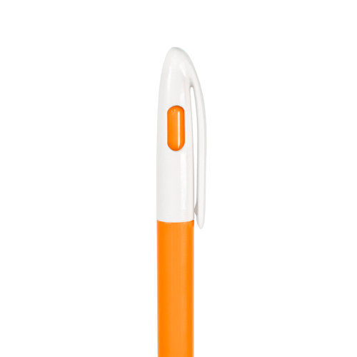 Ручка шариковая LEVEL, пластик (оранжевый, белый)