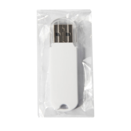 USB flash-карта UNIVERSAL (8Гб), белая, 5,8х1,7х0,6 см, пластик (белый)