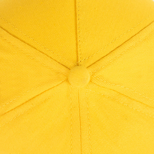 Бейсболка HIT, 5 клиньев,  застежка на липучке (желтый)