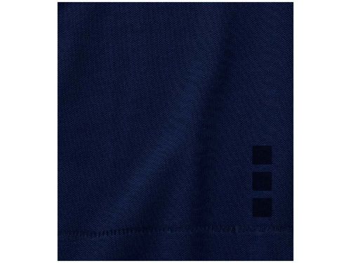 Calgary мужская футболка-поло с коротким рукавом, темно-синий