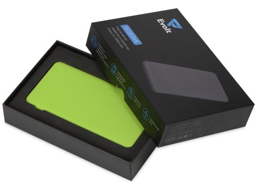 Портативное зарядное устройство Reserve с USB Type-C, 5000 mAh, зеленое яблоко