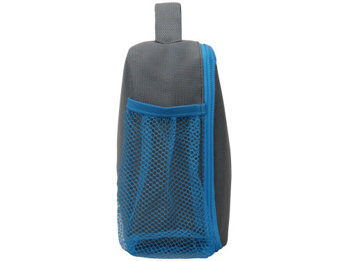 Изотермическая сумка-холодильник Breeze для ланч-бокса, серый/голубой