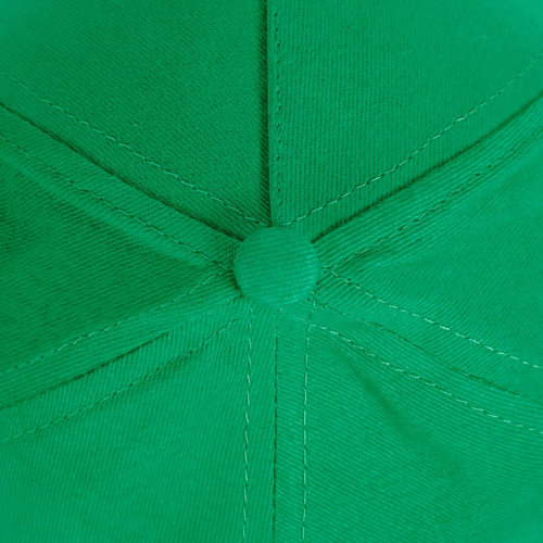 Бейсболка STANDARD, 5 клиньев, металлическая застежка (зеленый)