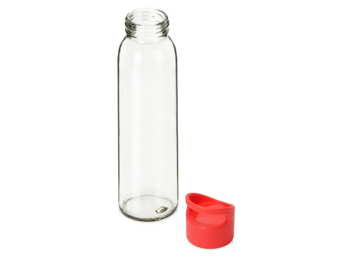 Стеклянная бутылка  Fial, 500 мл, красный
