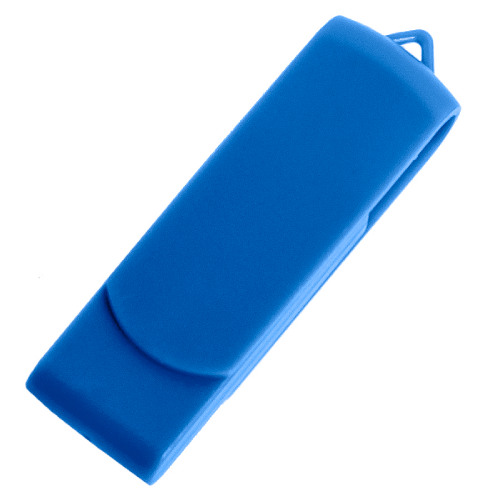 USB flash-карта SWING (8Гб), синий, 6,0х1,8х1,1 см, пластик (синий)