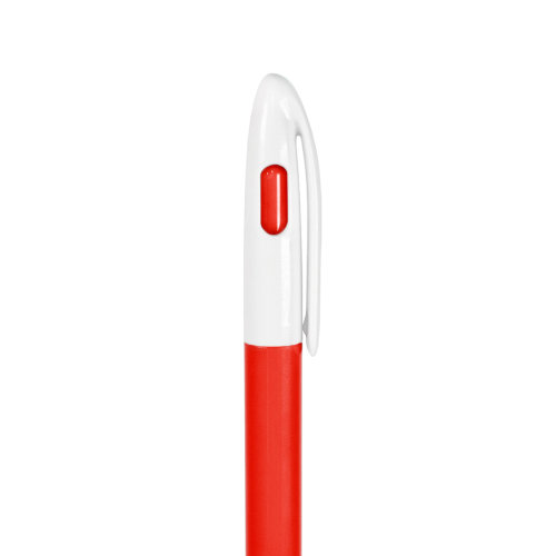 Ручка шариковая LEVEL, пластик (красный, белый)