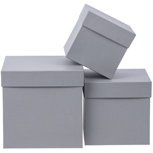 Коробка Cube, M, серая