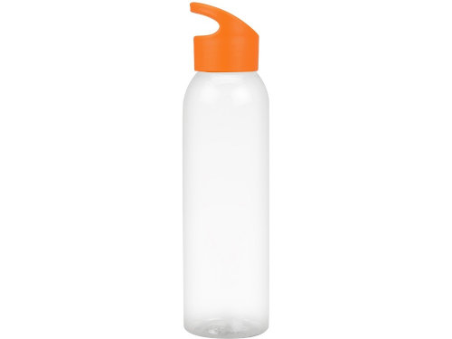 Бутылка для воды Plain 630 мл, прозрачный/оранжевый