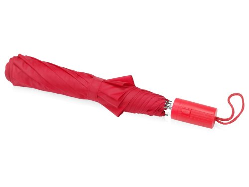 Зонт складной Tulsa, полуавтоматический, 2 сложения, с чехлом, красный