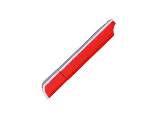 Флешка прямоугольной формы, оригинальный дизайн, двухцветный корпус, 64 Гб, красный/белый