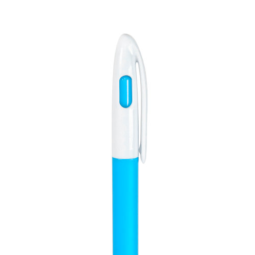 Ручка шариковая LEVEL, пластик (голубой, белый)