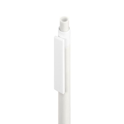 Ручка шариковая RETRO, пластик (белый)