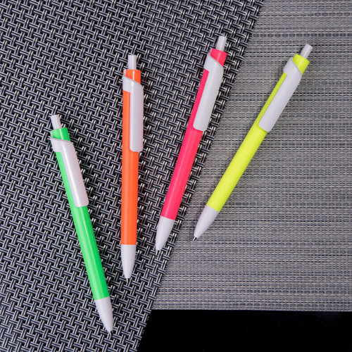 Ручка шариковая FORTE NEON (зеленый, белый)
