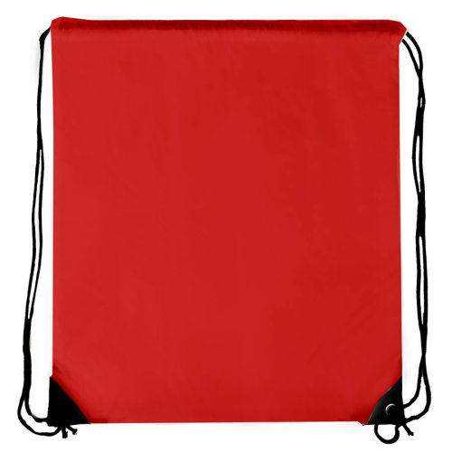 Рюкзак мешок с укреплёнными уголками BY DAY, красный, 35*41 см, полиэстер 210D (красный)