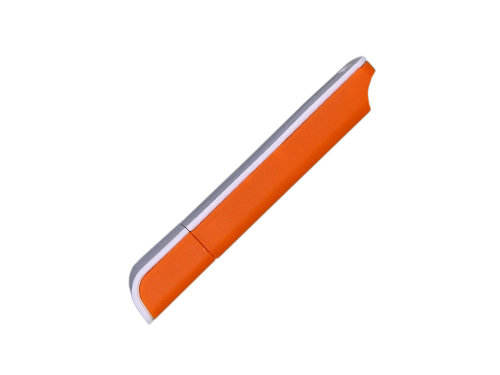 Флешка 3.0 прямоугольной формы, оригинальный дизайн, двухцветный корпус, 32 Гб, оранжевый/белый