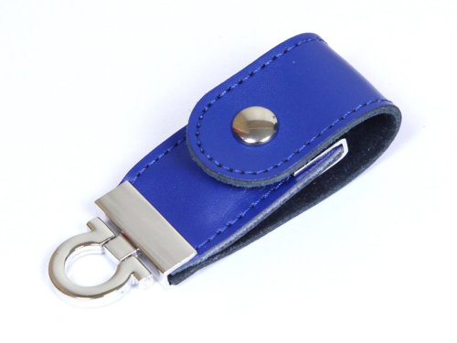 USB-флешка на 64 ГБ в виде брелка, синий