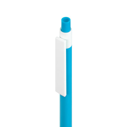 Ручка шариковая RETRO, пластик (голубой, белый)