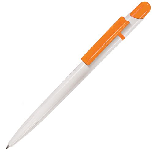 Ручка шариковая MIR (белый, оранжевый)