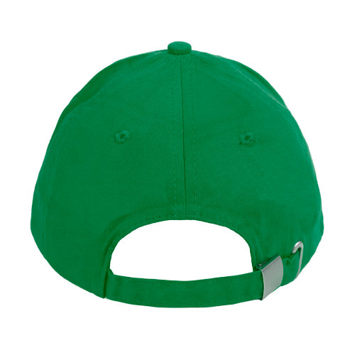 Бейсболка OPTIMA S, 5 клиньев, металлическая застежка (зеленый)