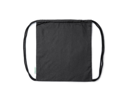 Рюкзак-мешок BREST из 100% органического хлопка, черный