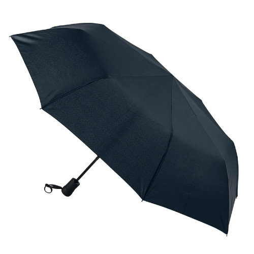 Зонт складной MANCHESTER, полуавтомат (темно-синий)