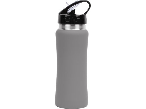 Бутылка спортивная Коста-Рика 600мл, серый