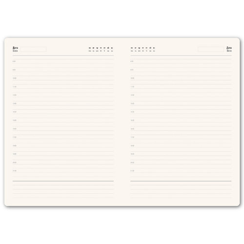 Ежедневник недатированный Mod, формат А5, в линейку (серый)