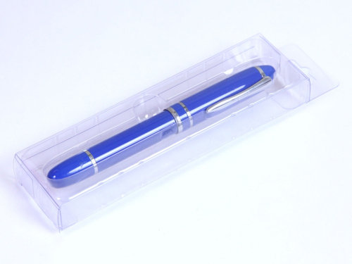 USB-флешка на 8 Гб в виде ручки с мини чипом, синий