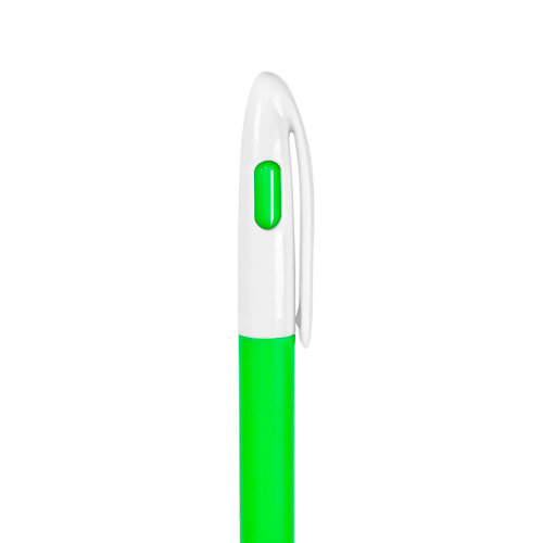 Ручка шариковая LEVEL, пластик (светло-зеленый, белый)