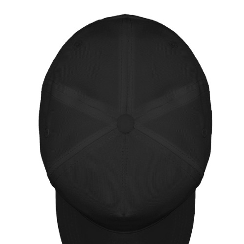 Бейсболка "Fortuna", 5 клиньев,  застежка на липучке, черный; 100% полиэстер, плотность 140 г/м2 (черный)