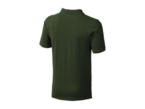 Calgary мужская футболка-поло с коротким рукавом, армейский зеленый