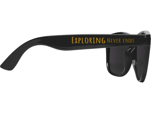 Sun Ray, солнцезащитные очки из переработанного PET-пластика, черный