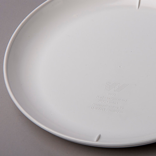 Летающая тарелка; белый; 21,4 см,  пластик (белый)