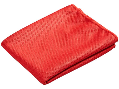 Охлаждающее полотенце Peter в сетчатом мешочке, красный