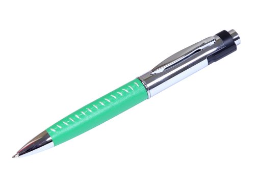 Флешка в виде ручки с мини чипом, 64 Гб, зеленый/серебристый