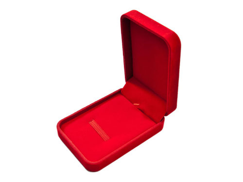 Подарочная коробка для флешки, красный бархат